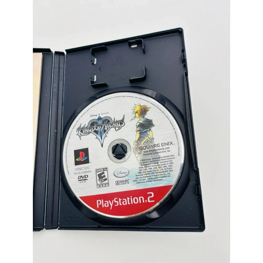 Kingdom Hearts II (PlayStation 2, 2006) CIB TESTED WORKING
